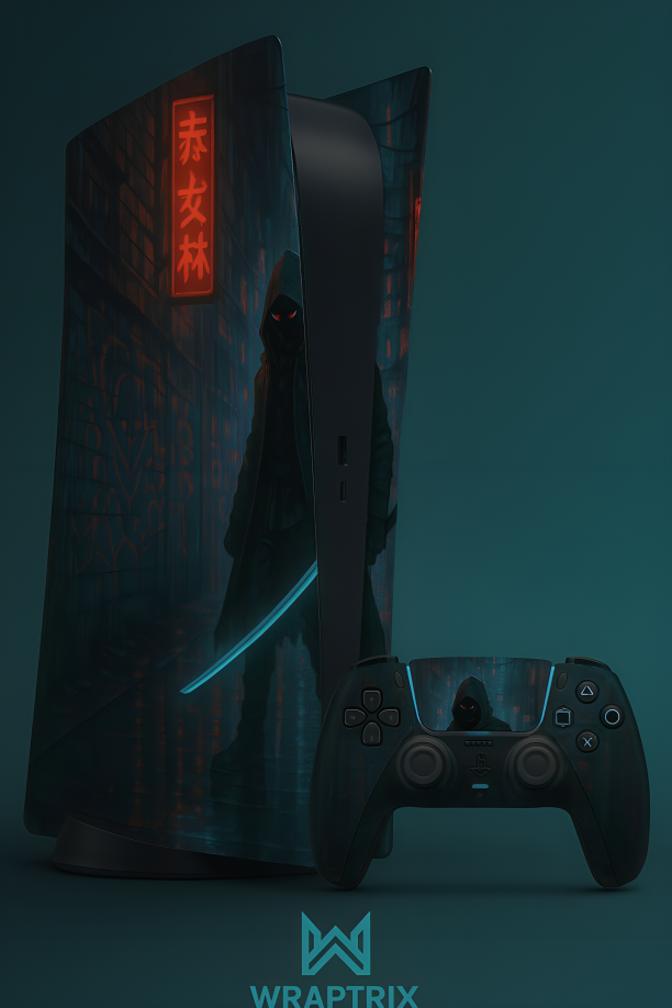 Dark Ninja Samurai PS5 Skin