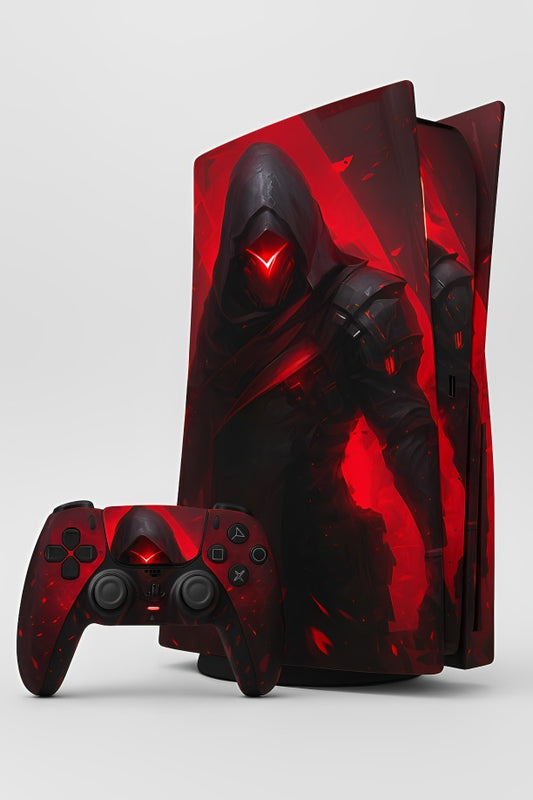 CRIMSON SHADOW PS5 Console Skin