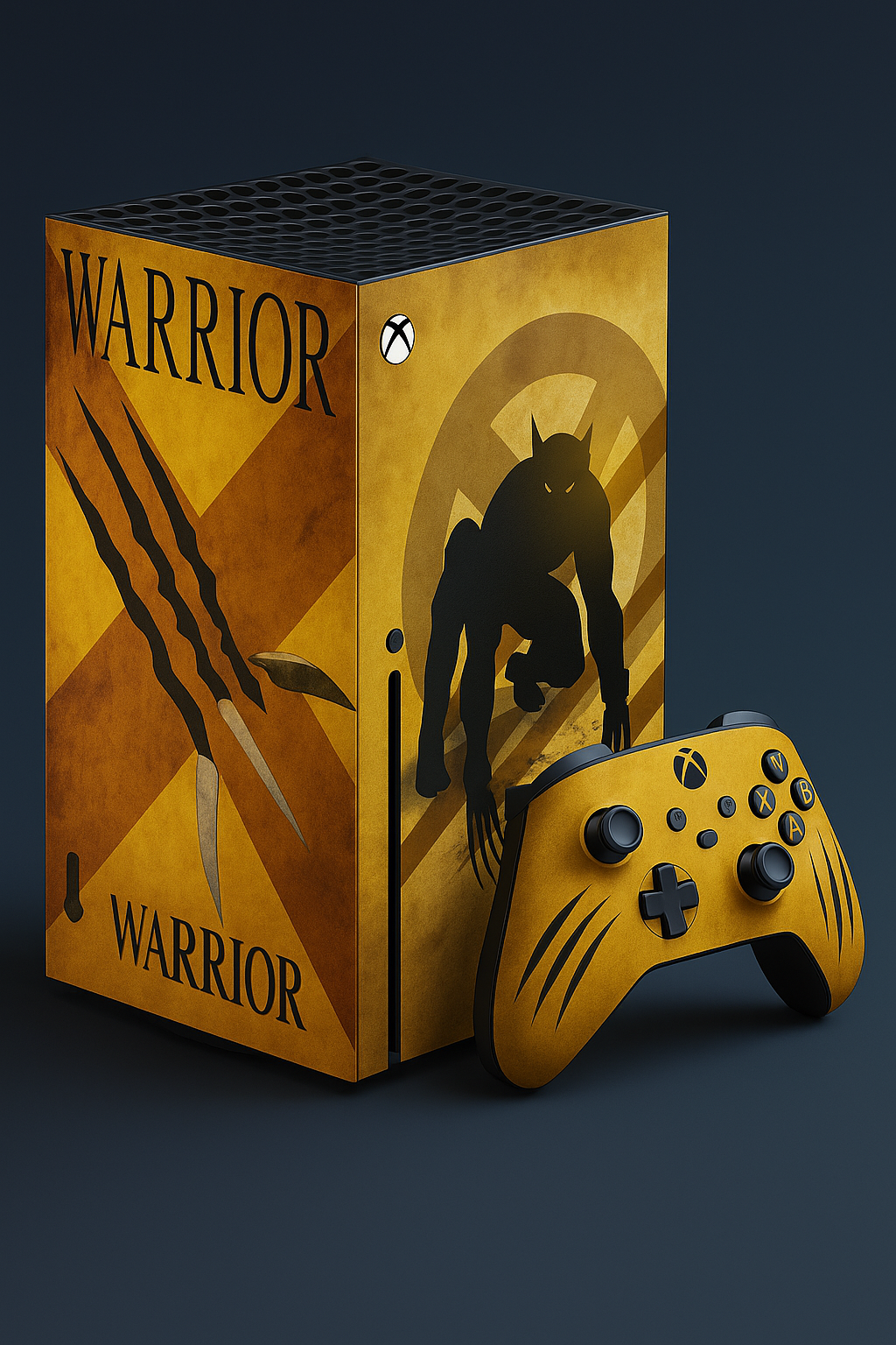 Premium 3D Skin For XboX Warrior X2