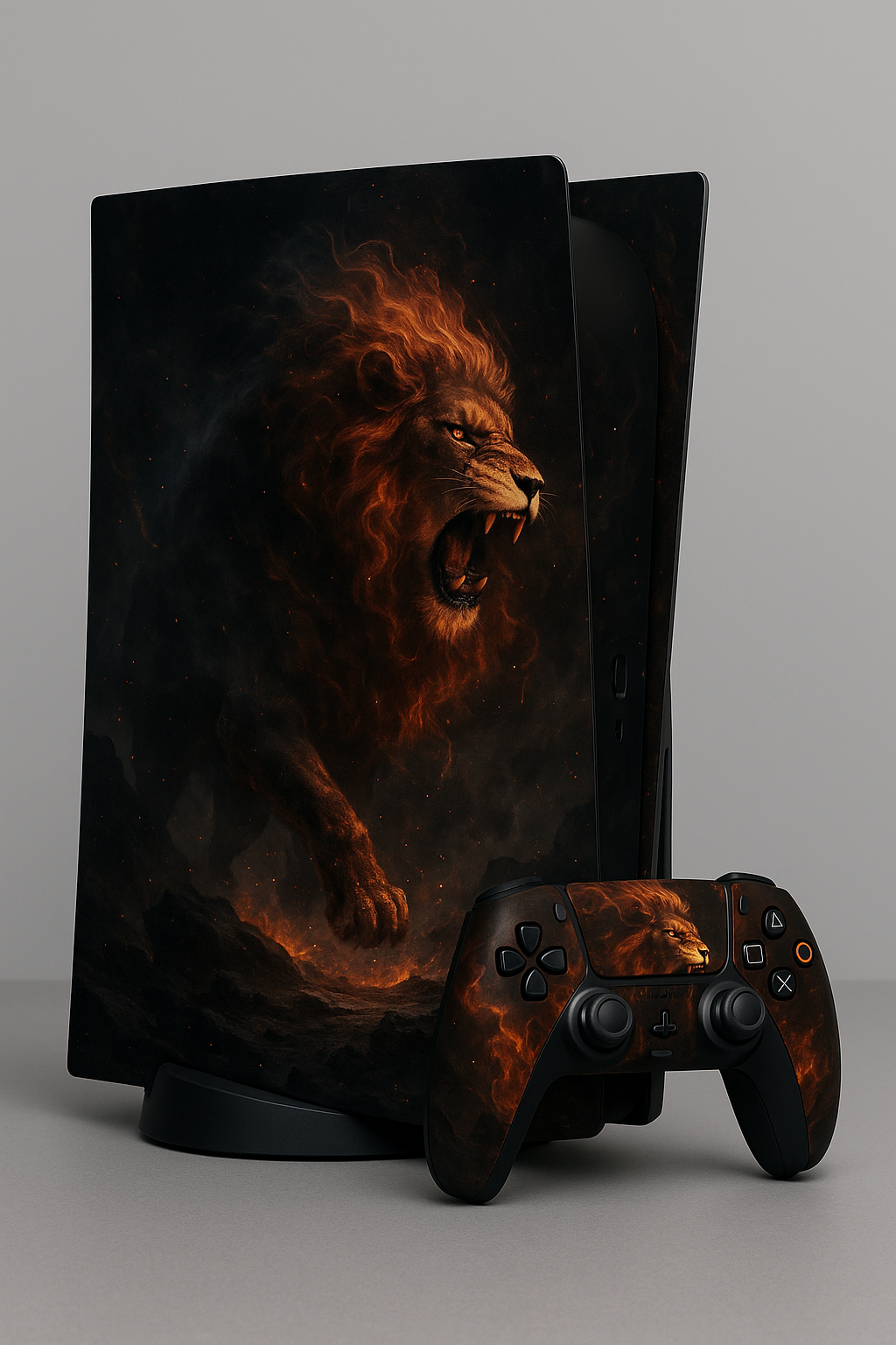 Fiery Lion PS5 Skin
