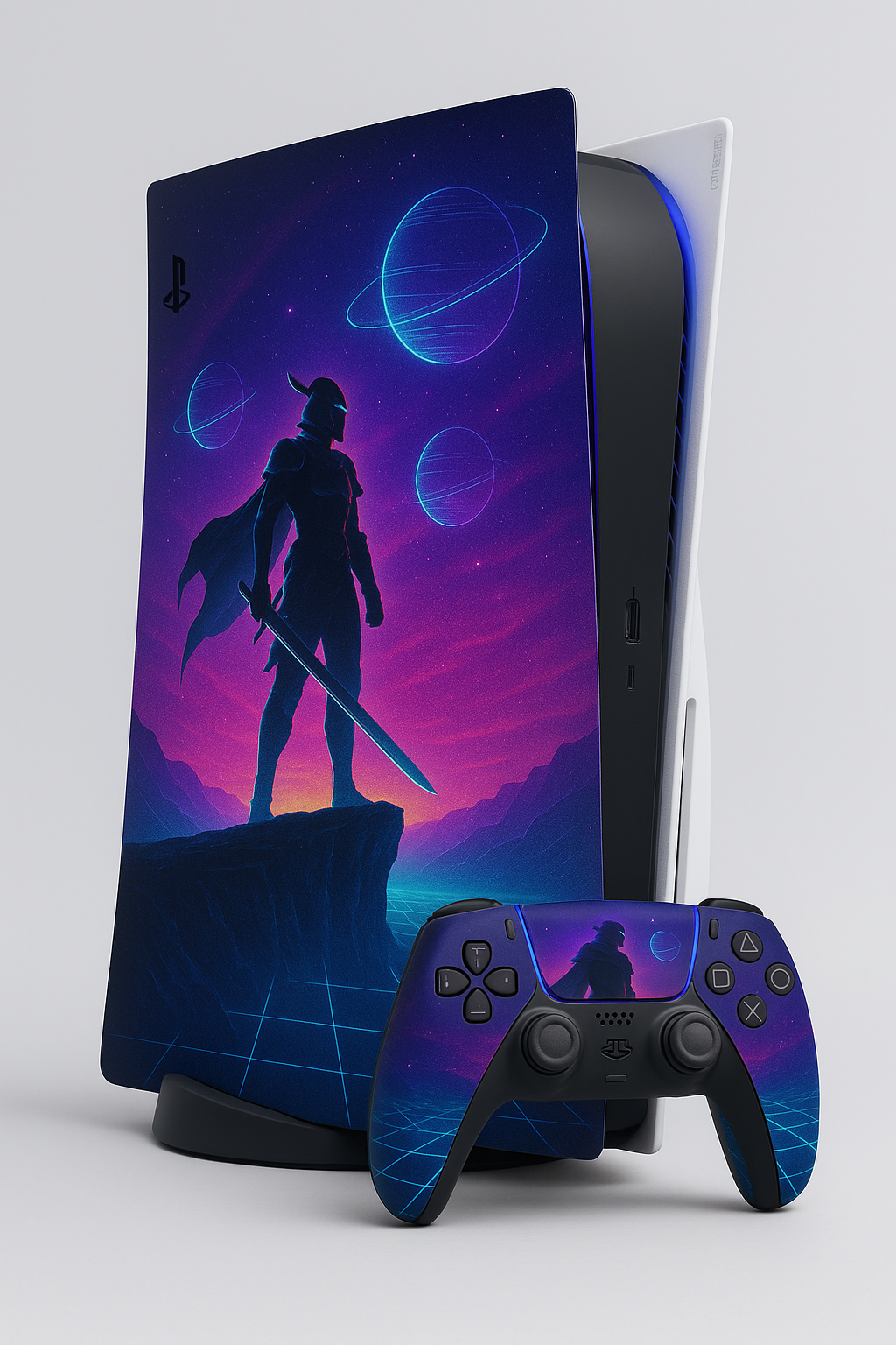 Akame-Rin Japanese Cyberpunk Alley PS5 Skin