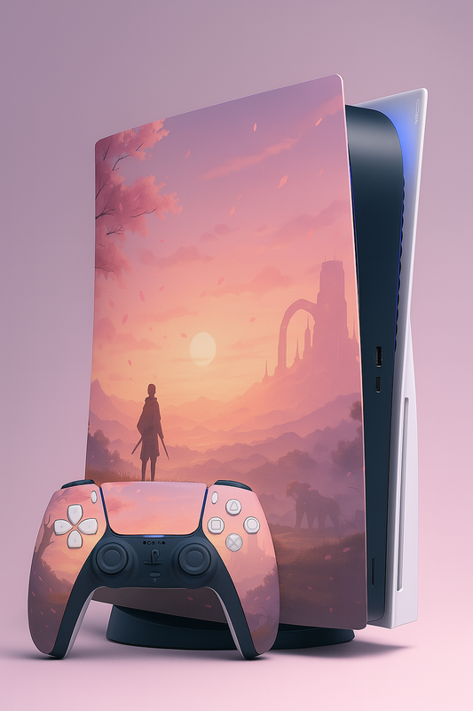 🌸 Sakura Sunset PS5 Console Skin