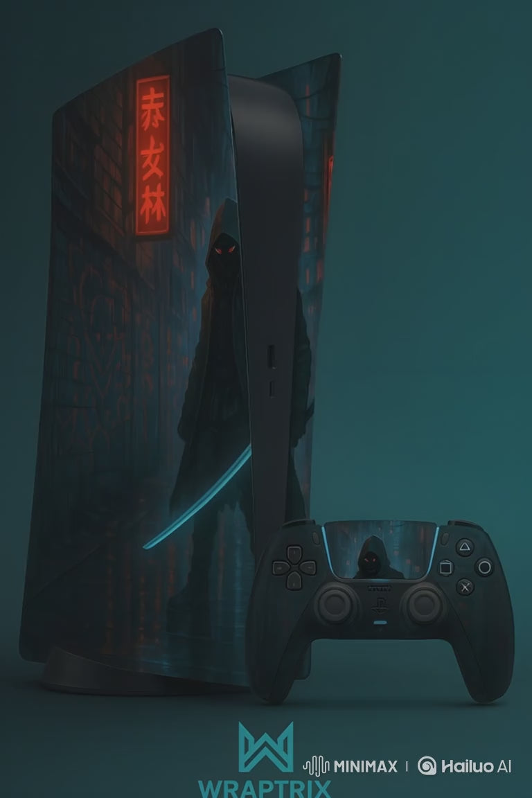 Dark Ninja Samurai PS5 Skin